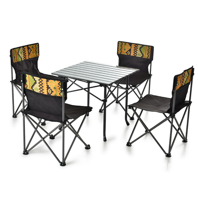 Camping Cooking Dining Set - # @Popularny Przenośny Składany na 5