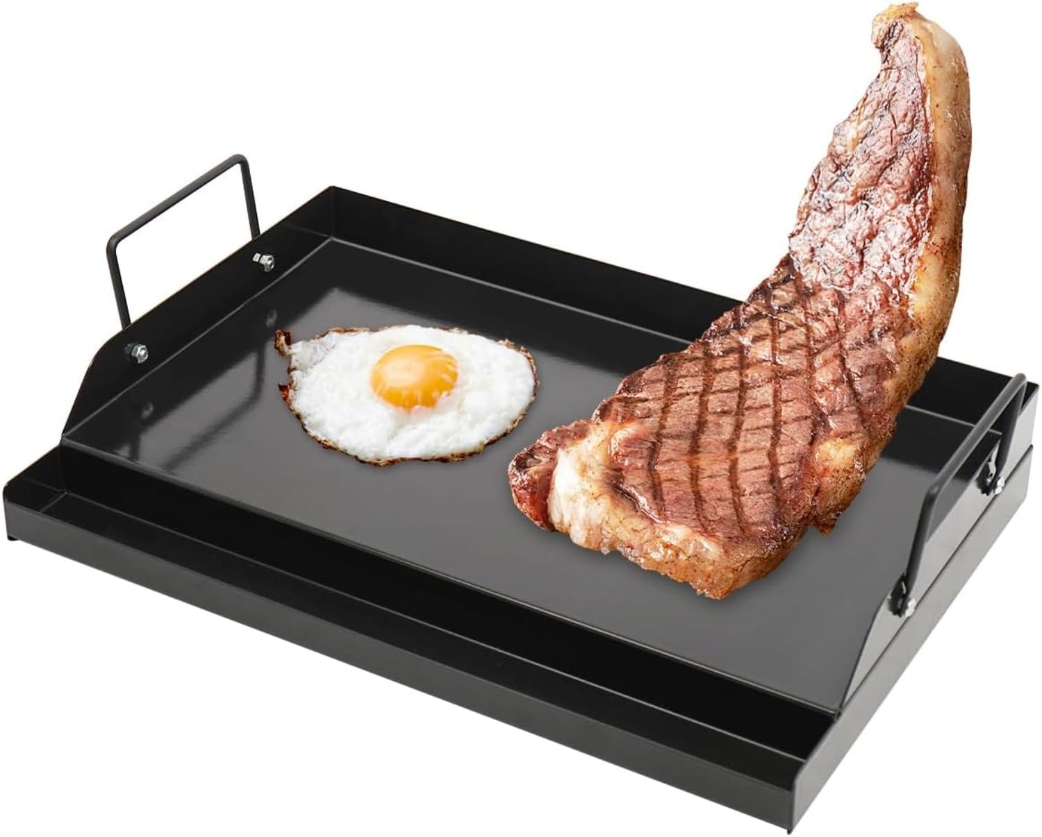 Camping Cooking Flat Top - Żeliwna płyta grillowa z powłoką nieprzywierającą