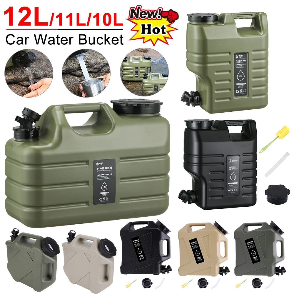 Camping Cooking Container - 10/11/12L Samochodowe wiadro na wodę Obozowy