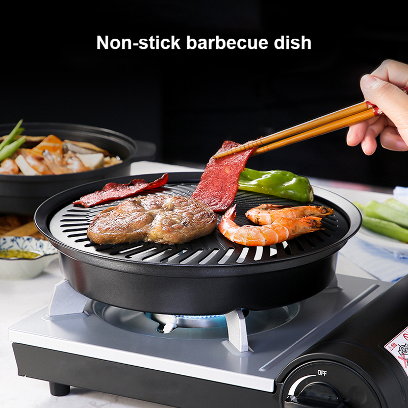 Camping Cooking Flat Top - Koreańska nieprzywierająca taca do grillowania na