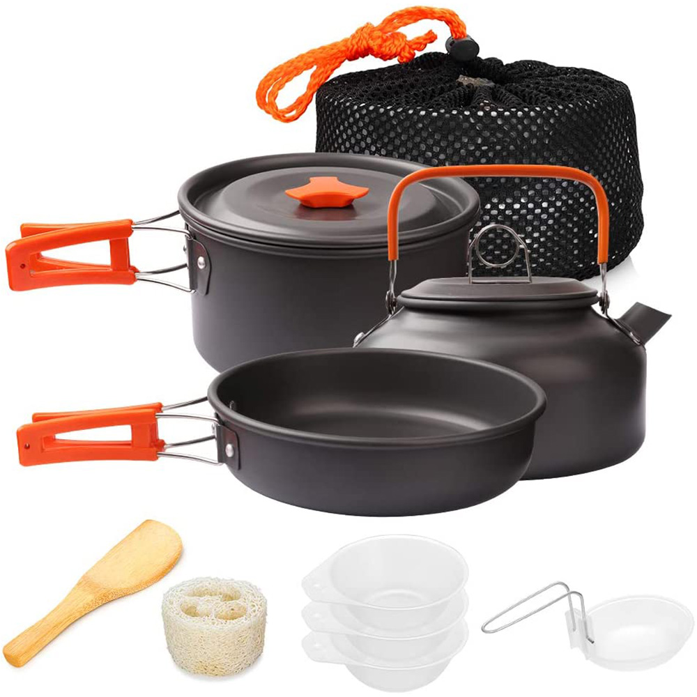 Camping Cooking Organizer - 1 sztuk/1 zestaw zestaw naczyń kempingowych