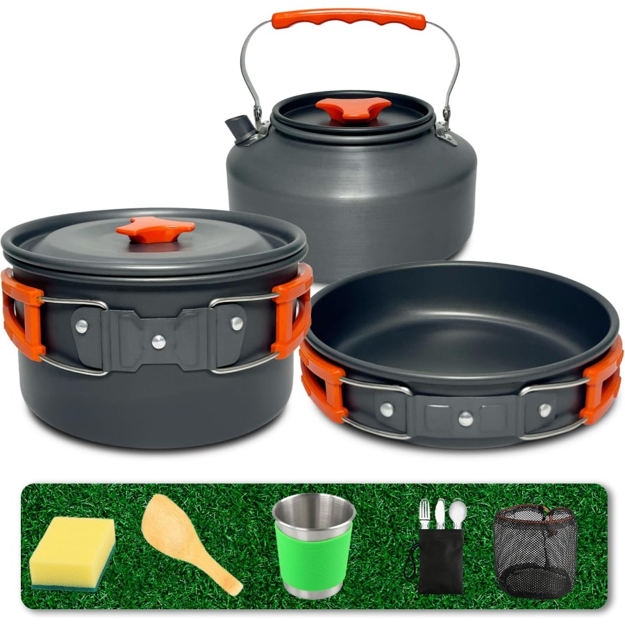 Camping Hiking Cooking - Zestaw naczyń kuchennych do użytku w