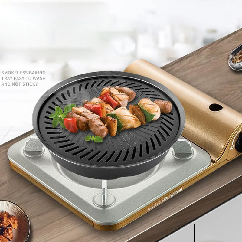 Camping Cooking Flat Top - Koreańska nieprzywierająca taca do grillowania na