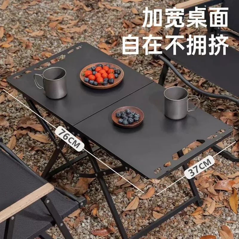 Camping Cooking Table - Składany Przenośny Stół Kempingowy Ze Stali
