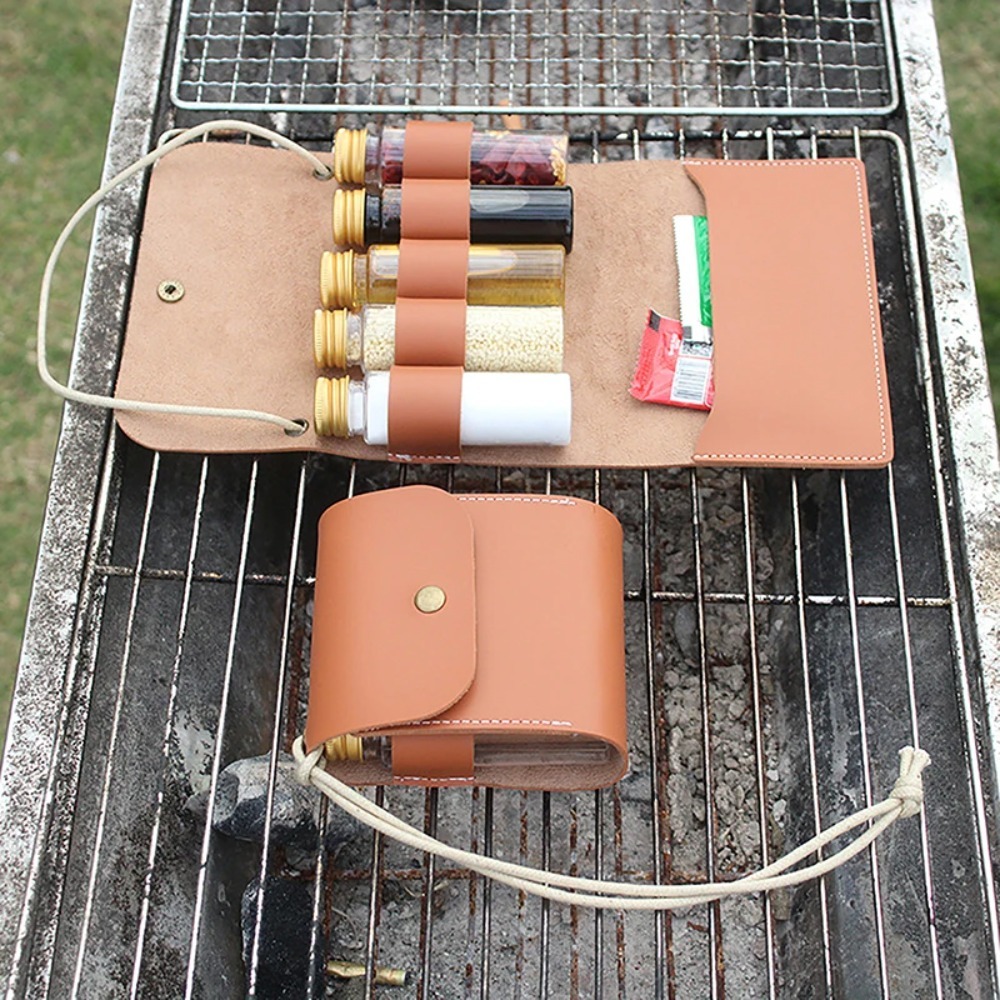 Camping Cooking Container - Zestaw butelek na przyprawy kempingowe na