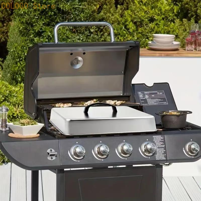Kwadratowa pokrywka na żywność – Camping Cooking Flat Top recenzja i cena