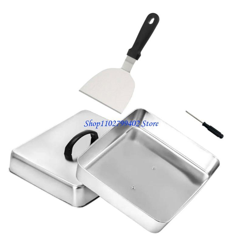 Kwadratowa pokrywa kuchenna 54 – Camping Cooking Flat Top recenzja i cena