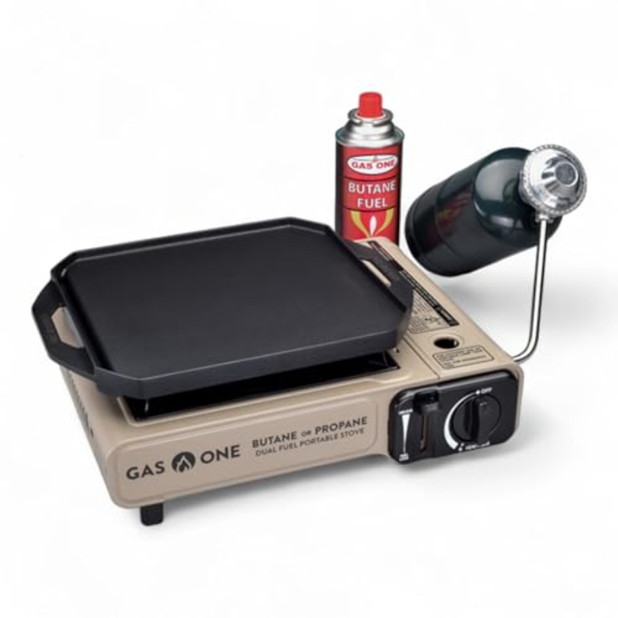 GasOne GS-3400P-KIT Płaska pły – Camping Cooking Flat Top recenzja i cena