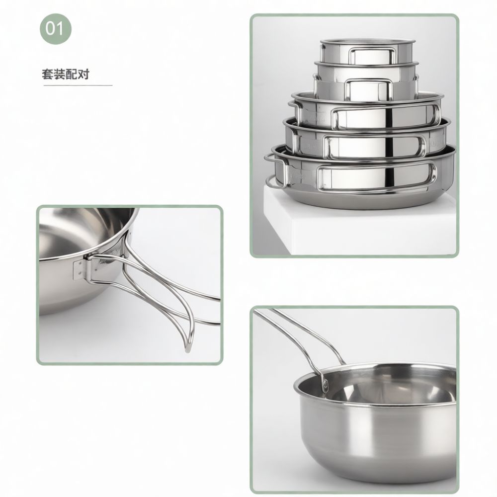 Profesjonalny zestaw naczyń ku – Camping Cooking Dining Set recenzja i cena