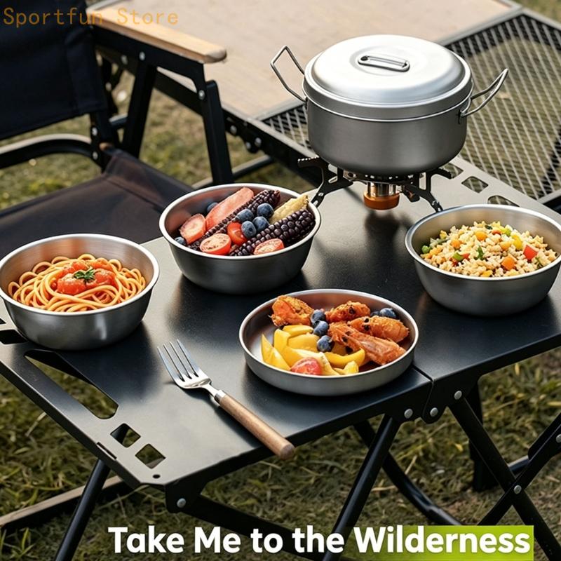 Grupa naczyń kuchennych do pos – Camping Cooking Dining Set recenzja i cena