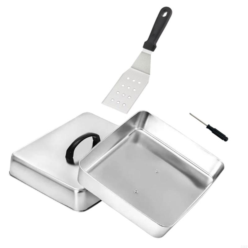 Płaska pokrywa górna z kwadrat – Camping Cooking Flat Top recenzja i cena