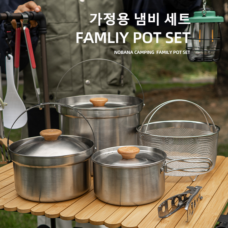 NOBANA najnowszy zestaw garnkó – Camping Cooking Organizer recenzja i cena