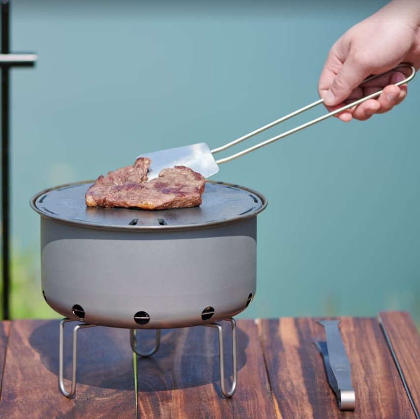 Przenośny grill koreański BBQ  – Camping Cooking Flat Top recenzja i cena