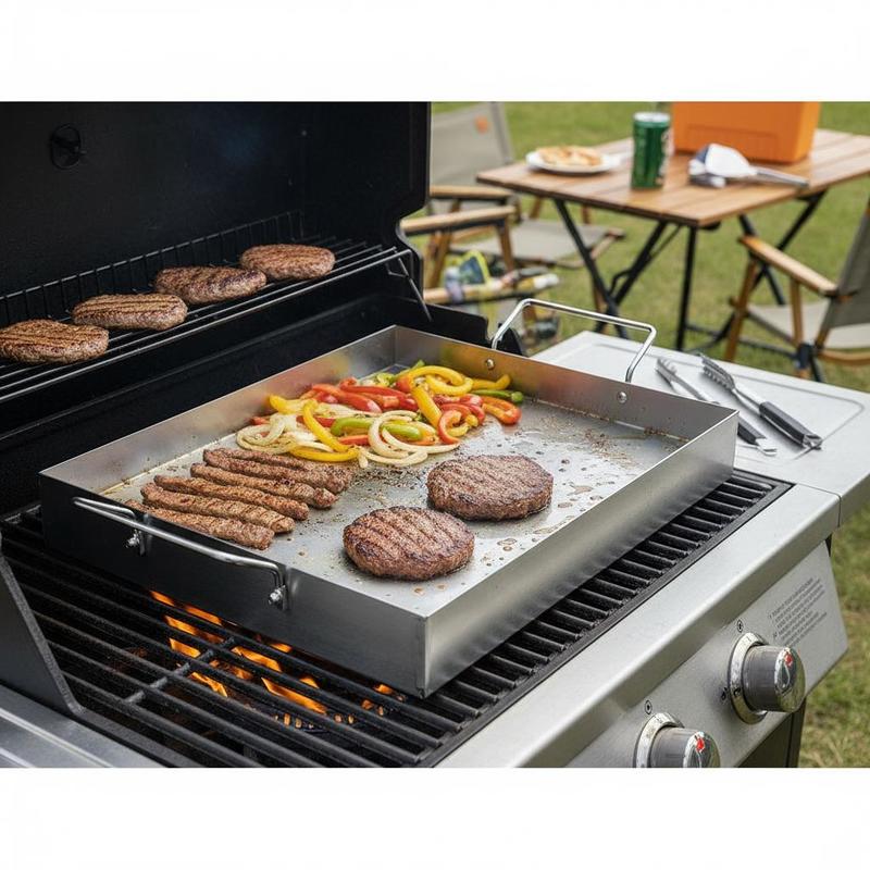 Prostokątna płaska płyta grzew – Camping Cooking Flat Top recenzja i cena