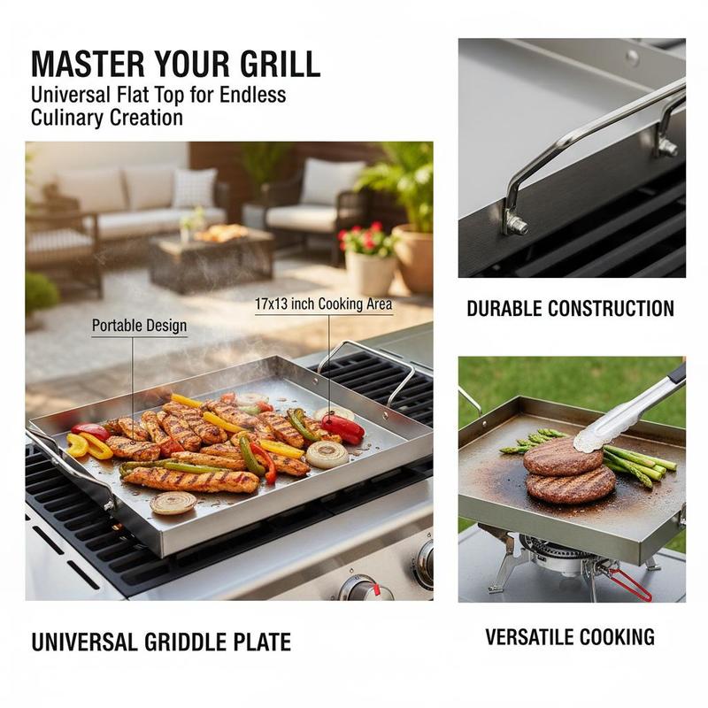 Prostokątna płaska płyta grzew – Camping Cooking Flat Top recenzja i cena