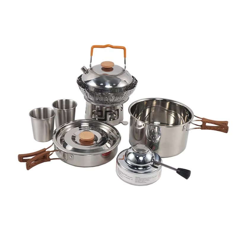 Wysokiej jakości przenośny zes – Quality Camping Cooking Set recenzja i cena
