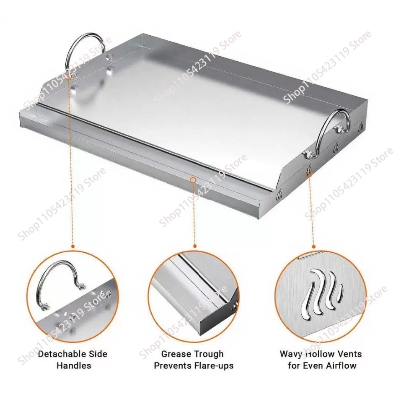 Płytka ze stali nierdzewnej do – Camping Cooking Flat Top recenzja i cena