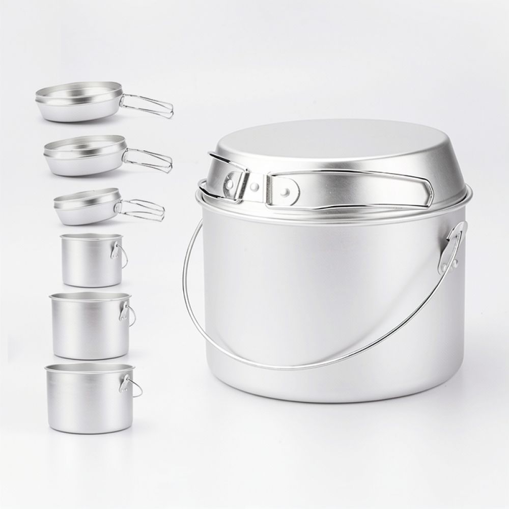 Zestaw przenośnych garnków i p – Camping Cooking Dining Set recenzja i cena