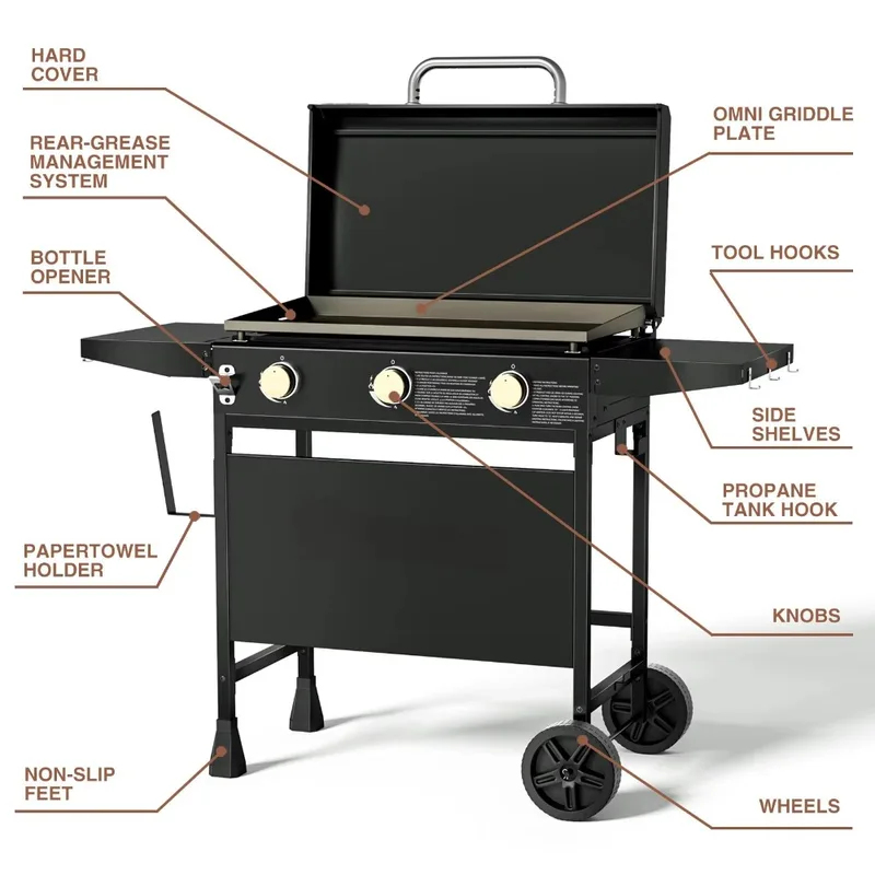 Przenośna kuchnia zewnętrzna n – Camping Cooking Flat Top recenzja i cena