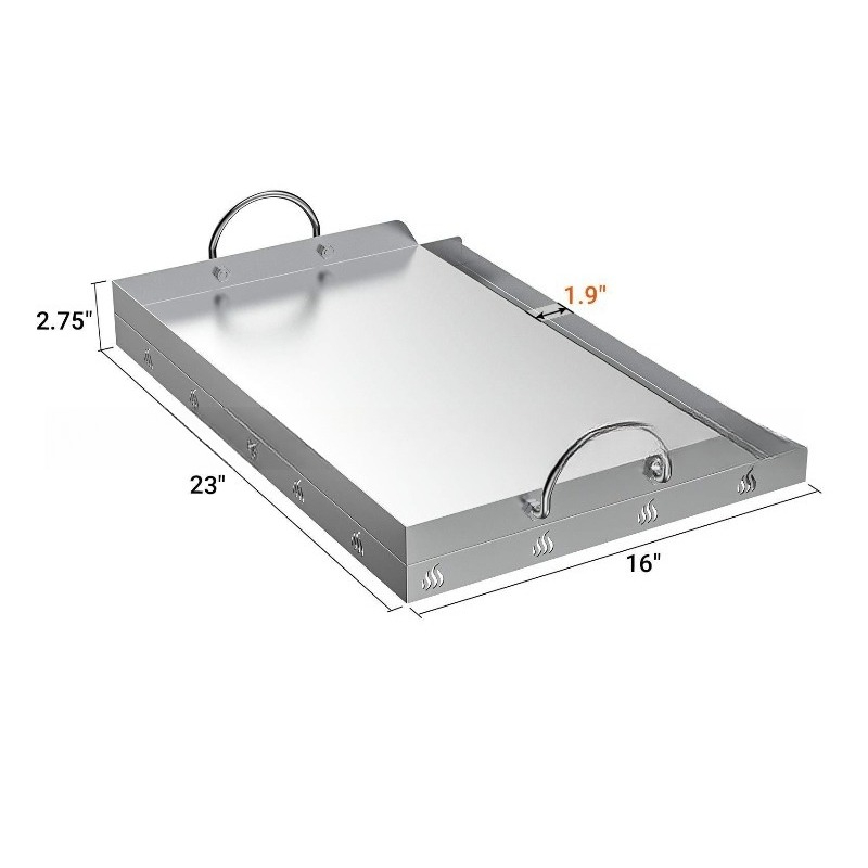Płyta grillowa ze stali nierdz – Camping Cooking Flat Top recenzja i cena