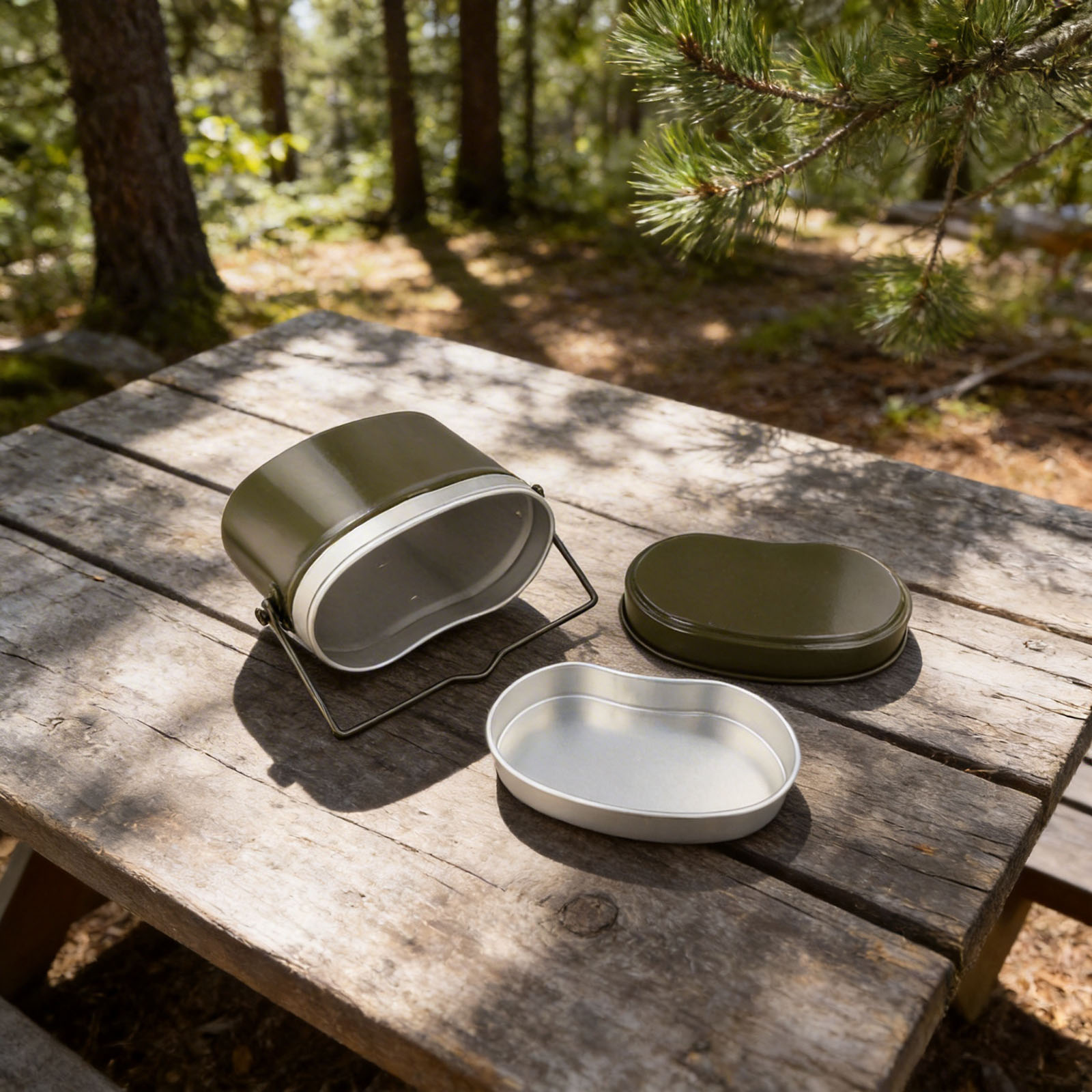 Zestaw do gotowania na świeżym – Camping Cooking Dining Set recenzja i cena